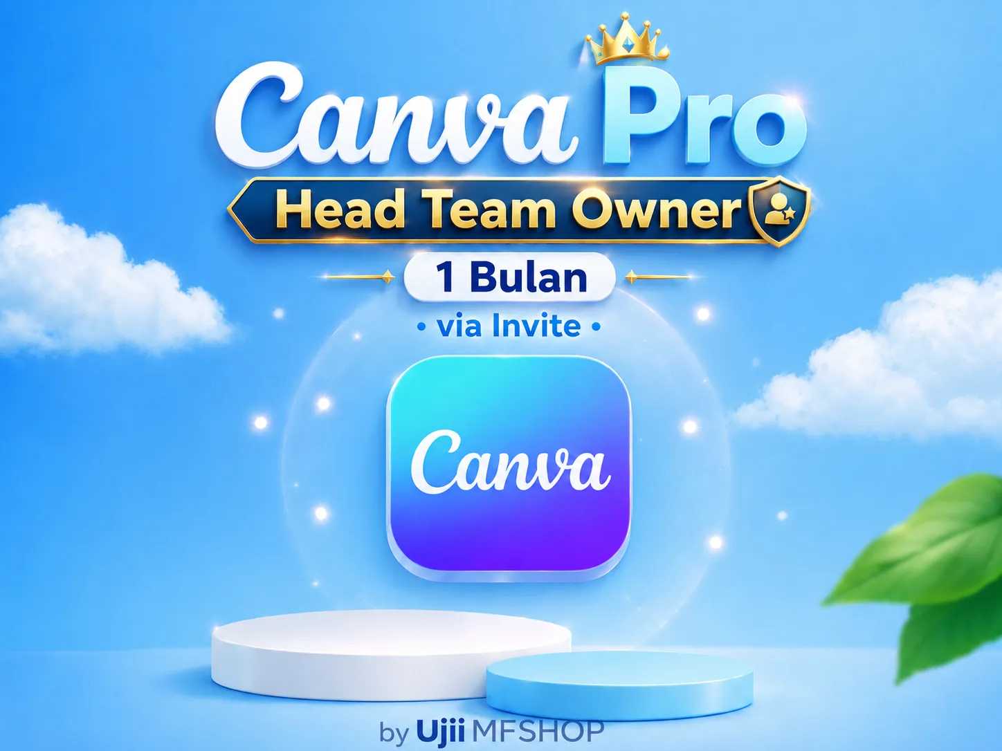 Canva Pro Team Owner 1 Bulan - Akun Siap Invite 👑